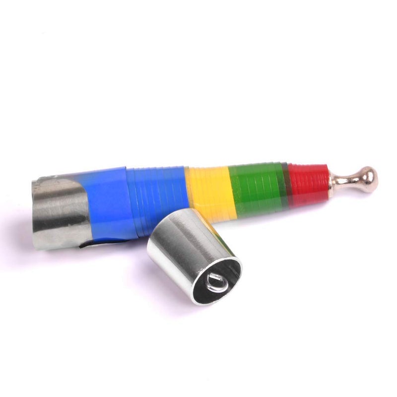 Blue-Ther Vanishing Disappearing Rainbow Metal Cane to Flowers Stage Magic Tricks Amazing Close Up Magic Wand Magic for Professional Magicians - Image 2